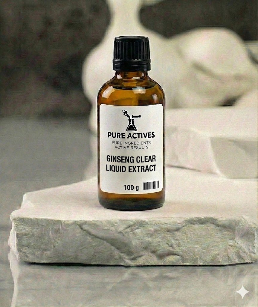 Ginseng Root Clear Liquid Extract (Cosmetic Grade)