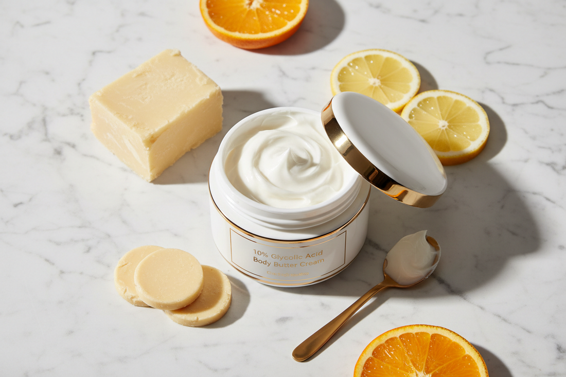 How to Get Rid of Keratosis Pilaris: Formulating a 10% Glycolic Acid Body Butter Cream