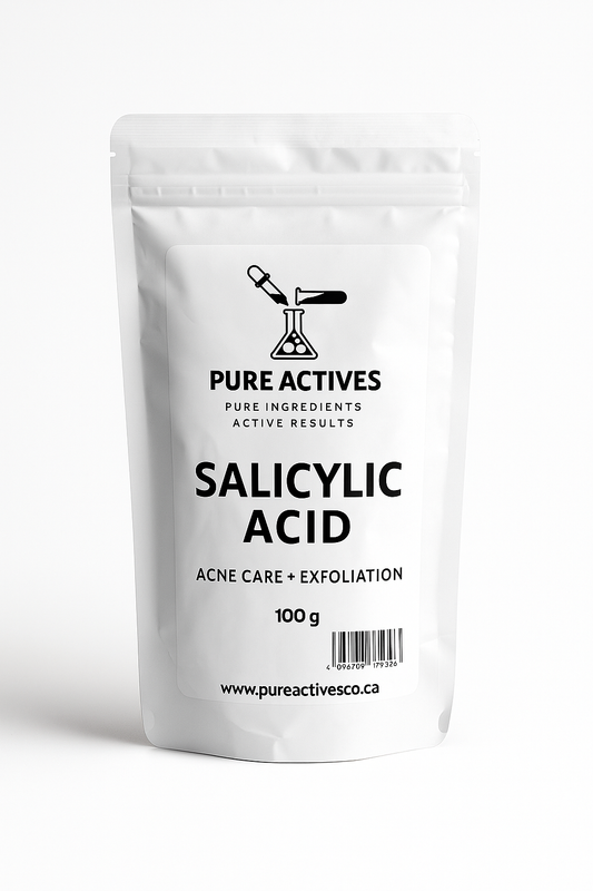 SALICYLIC ACID FOR ACNE. CANADA FOR FORMULATION AND DIY. CANADA COSMECTIC SUPPLIER