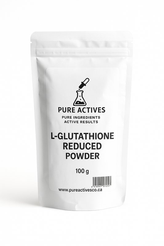 L-Glutathione Reduced Powder. Canada cosmetic supplier of raw ingredients