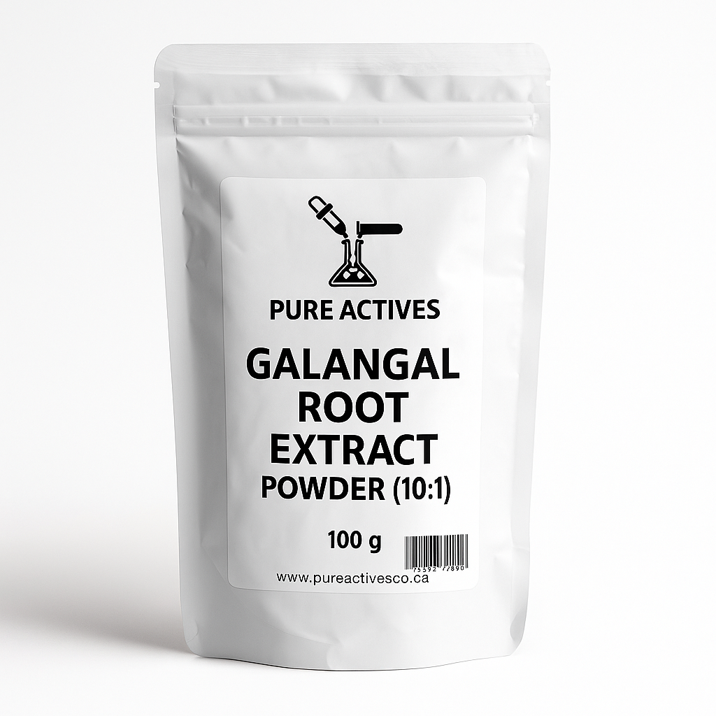 Galangal Root Extract Powder cosmetic grade supplier in Canada.