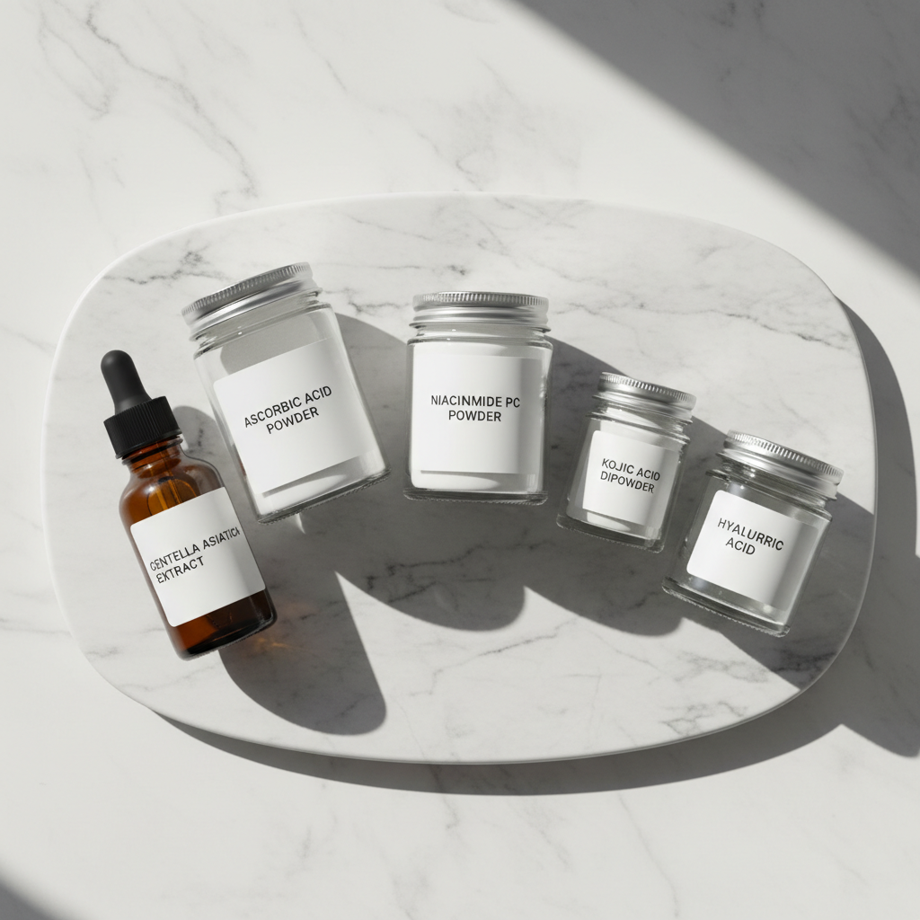 Formulation Kit Complete Brightening Serum Bundle – DIY Formulation Kit | 5 Actives for ...