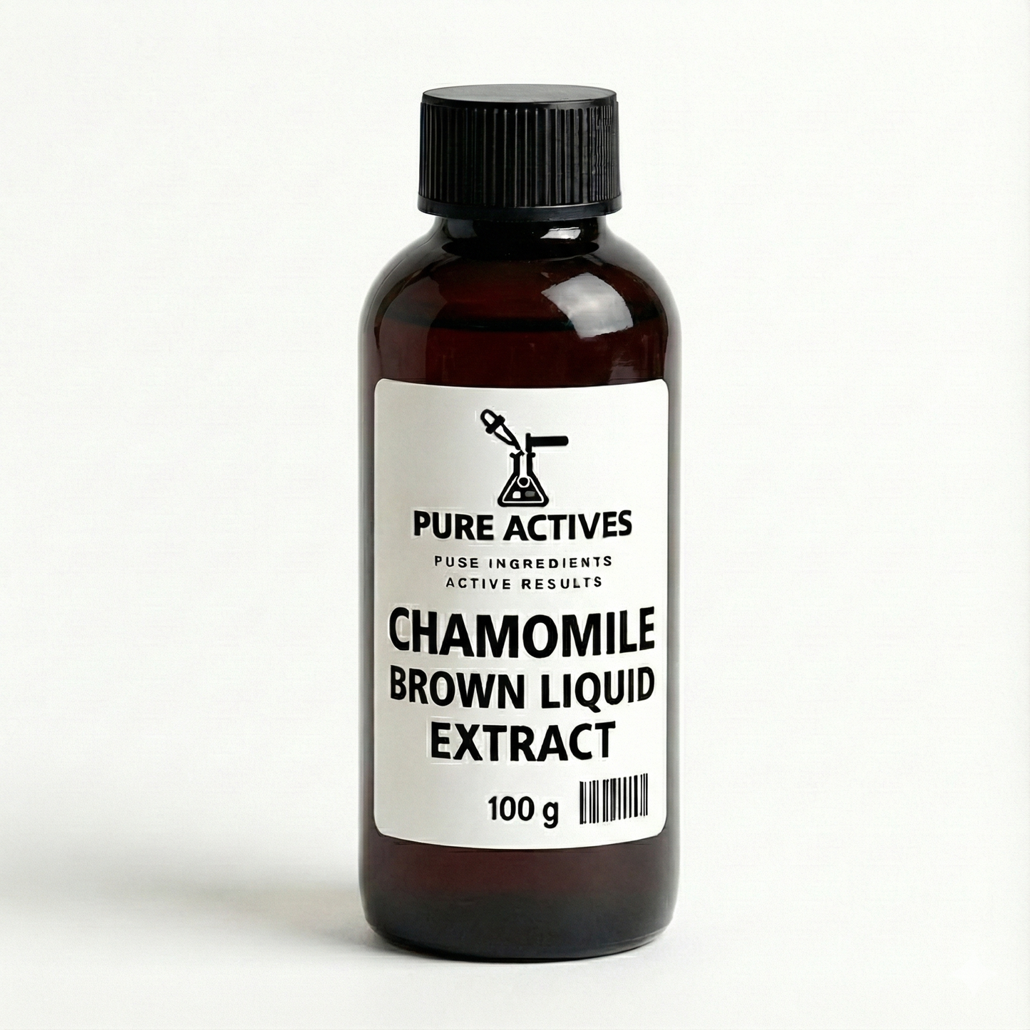 Chamomile Brown Liquid Extract | Soothing & Calming Botanical | Water-Based Cosmetic Ingredient | PureActivesCo