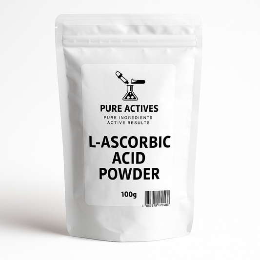 L-Ascorbic Acid Powder Canada. Raw cosmetic ingredients supplier in Canada.  Wholesale and bulk sale.