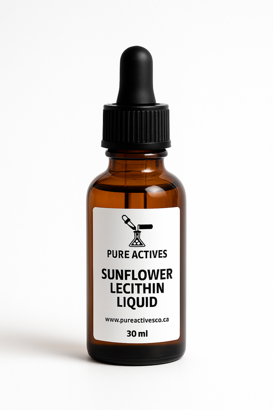Sunflower Phospholipid. Raw ingredients supplier in Canada.  Cosmetic ingredients. 