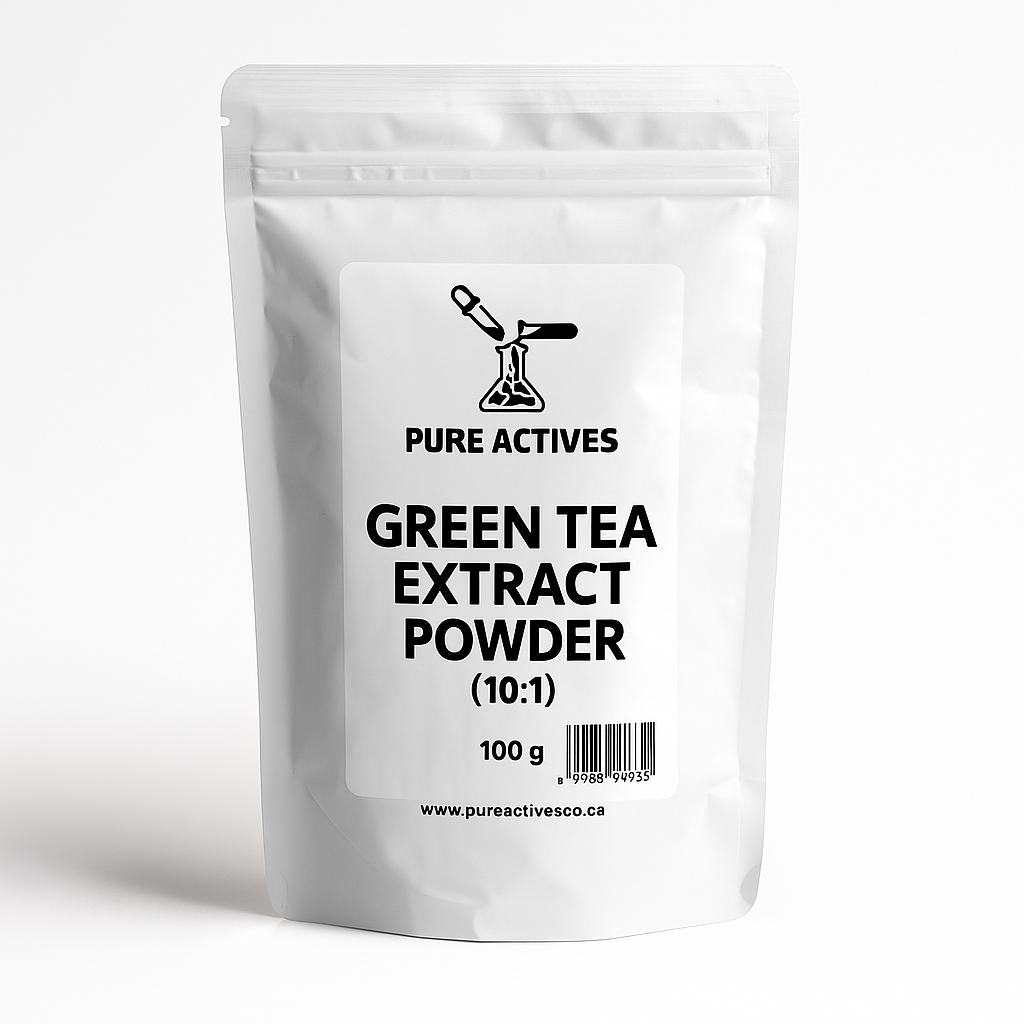 Green tea extract for formulators. Cosmetic ingredients for formulations.