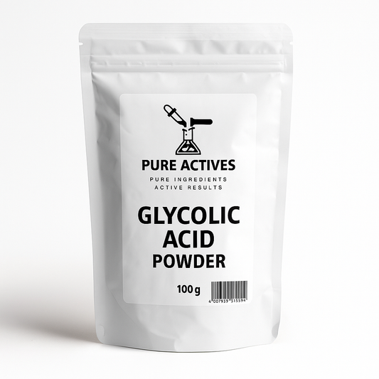 Glycolic acid powder.  Canada supplier of raw cosmetic ingredients cheap and good price