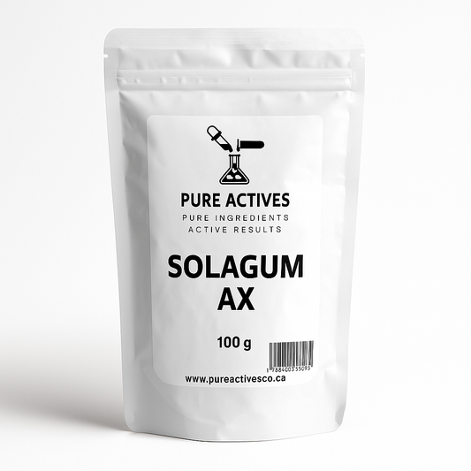 SOLAGUM AX better than Xanthan Gum. Supplier in Canada cosmetic ingredients.