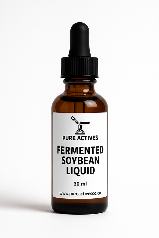 Fermented soybean for cosmetic formulation. Canada ingredients cosmetic supplier.